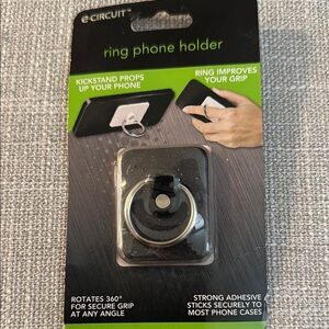 Black Ring Phone Holder